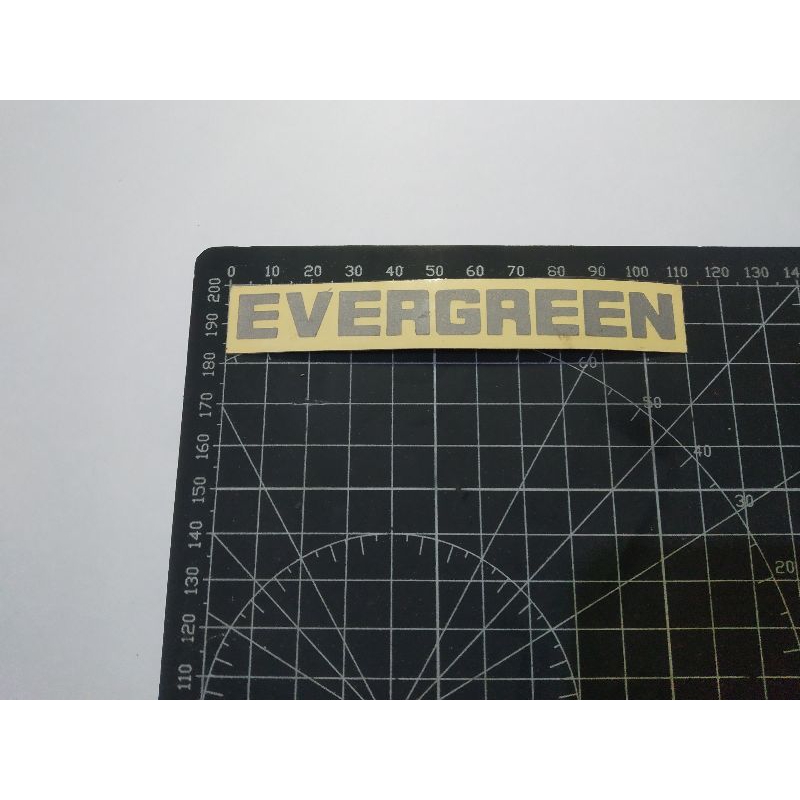 

stiker cutting evergreen