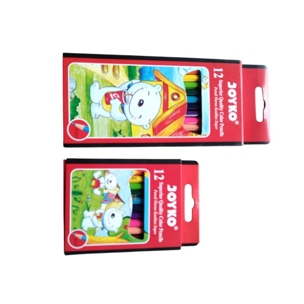

PENSIL WARNA JOYKO 12 WARNA – PENDEK & PANJANG