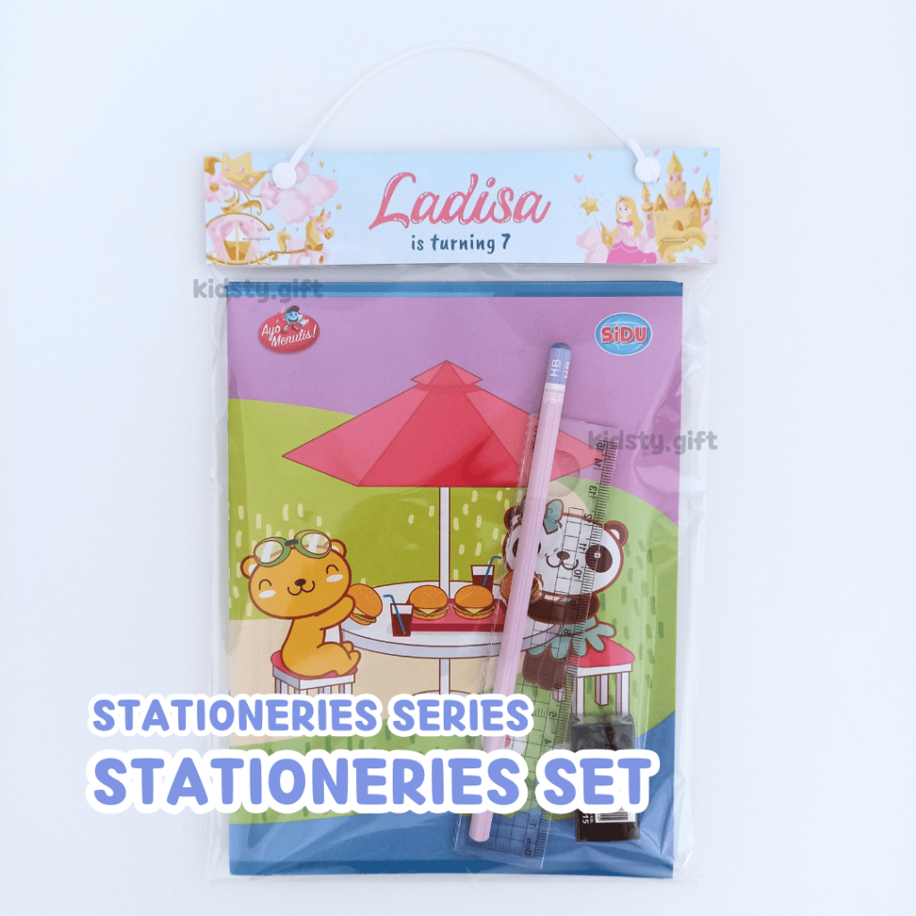 

KIDSTY | Paket Souvenir Buku Alat Tulis Perlengkapan Sekolah Hampers Goodie Bag Anak