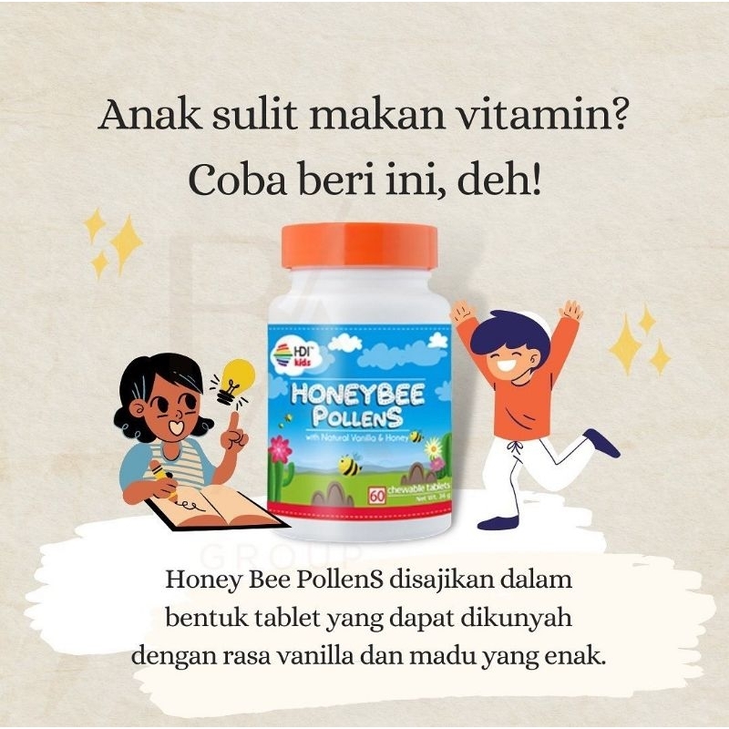 

Honey Bee Pollens Original 60 Tablet