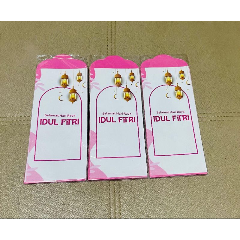 

Amplop Besar THR Lebaran 2025 Motif UCAPAN IDHUL FITRI PINK 1 Pax 7 Lembar