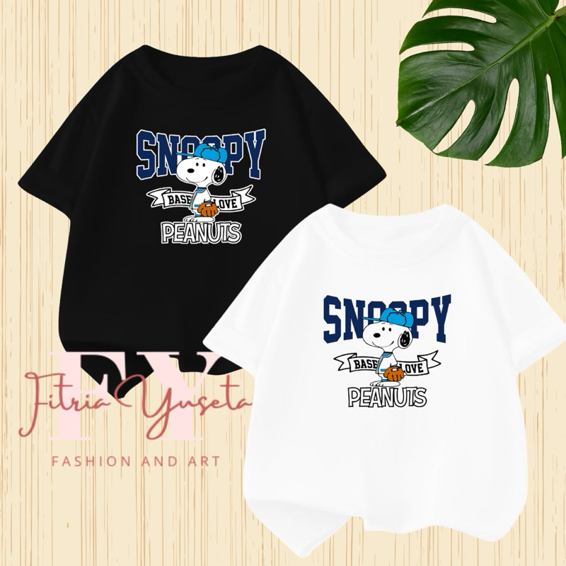 kaos anak snoopy premium kaos distro kaos oversize korea premium kaos disto pria kaos anak premium