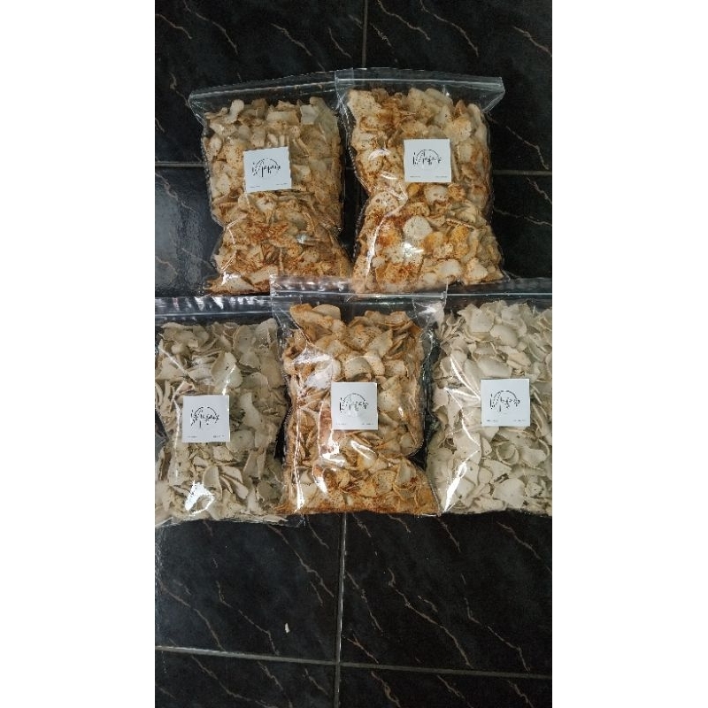 

Keripik Basreng 150gr/Keripik Pedas Daun Jeruk/Cemilan/Keripik