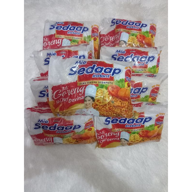 

10 pcs mie sedaap goreng