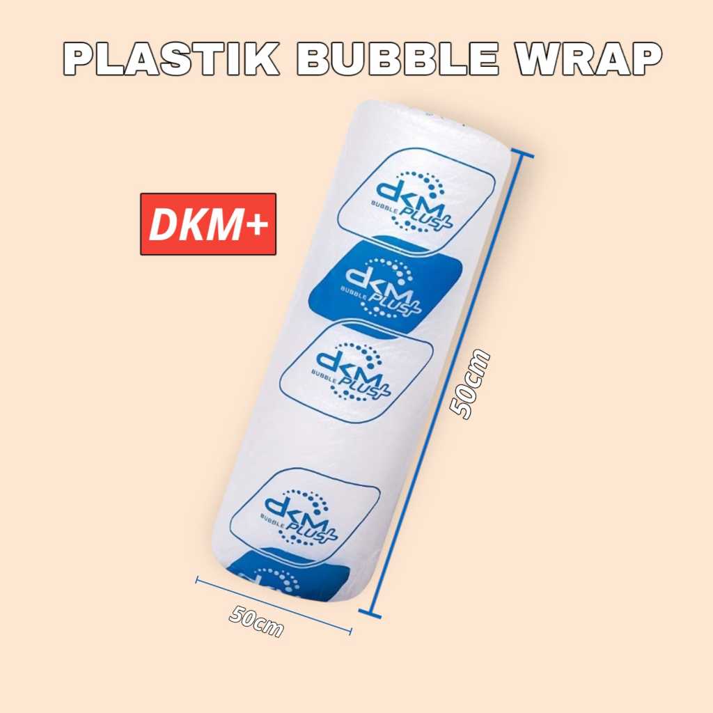 

[1ROL] Plastik Bubble Wrap Putih DKM+ Ukuran 125cm