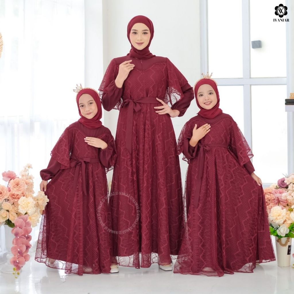 Ivaniar Dress Brukat "Amala Dress" Super Mewah