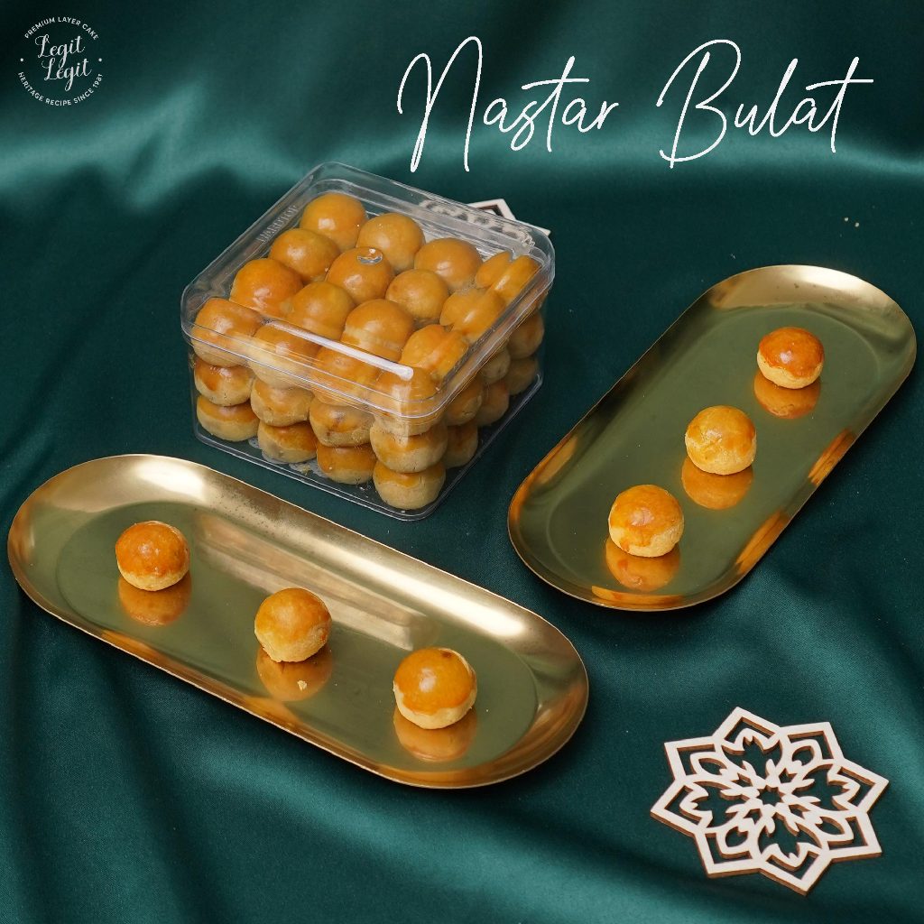 

Legit Legit Nastar Bulat Premium 350gr - Eid Hampers | Ramadan Hampers | Hampers Lebaran | Parcel Lebaran | Hadiah Lebaran | Paket Kue