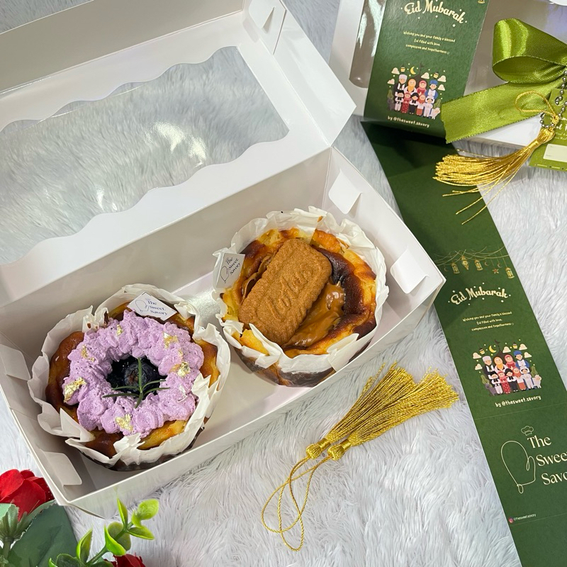 

RB22 Hampers burnt cheesecake isi 2 (D10cm)