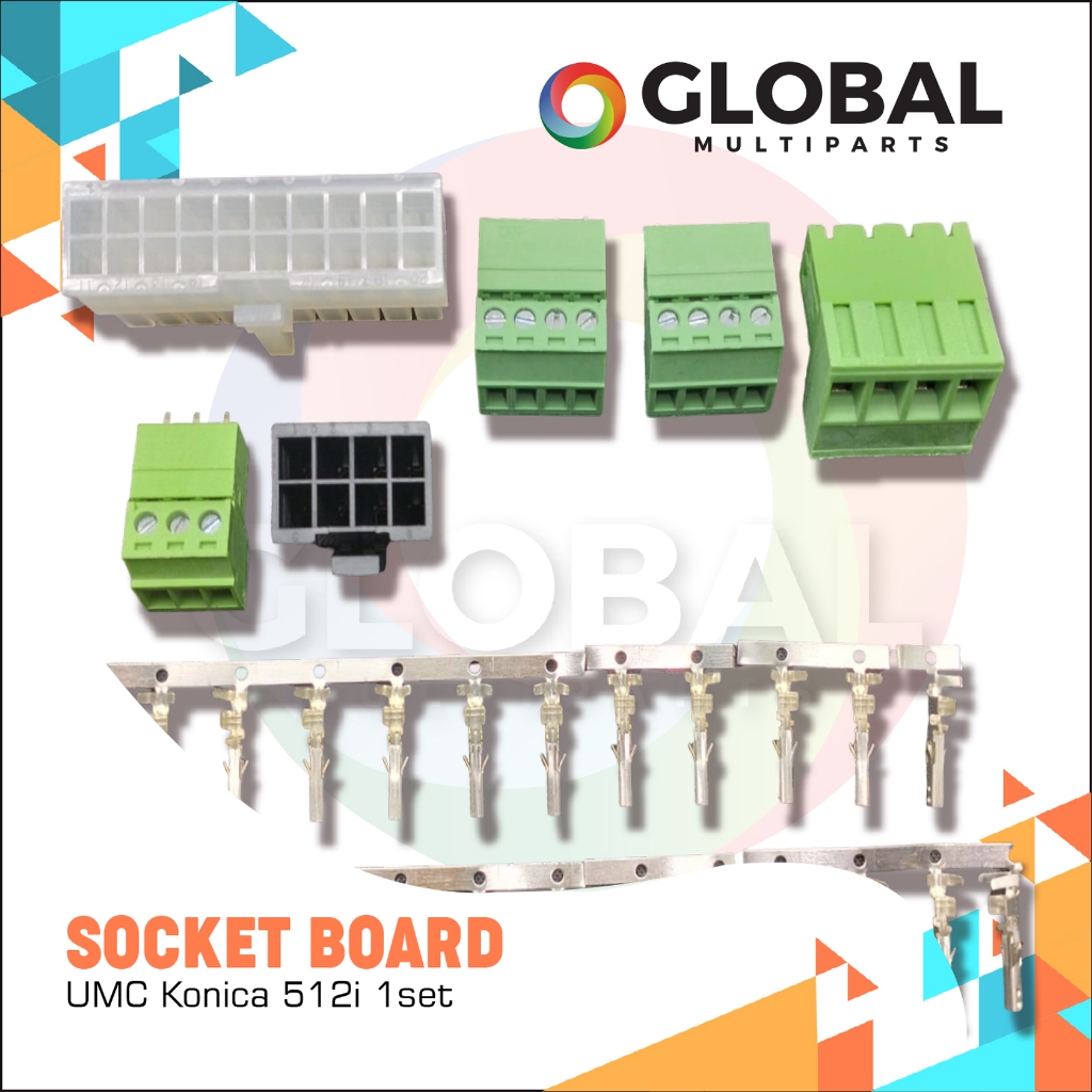Soket kabel set board 512i UMC dan head board set