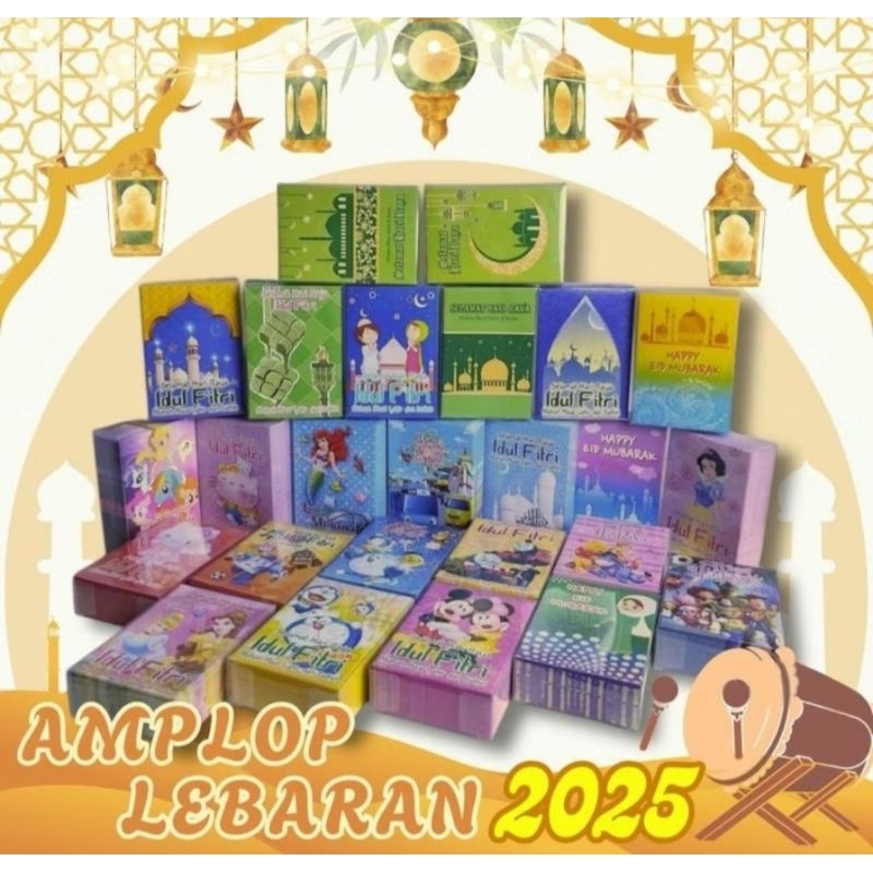 

Angpau Lebaran / Angpau Idul Fitri isi 50 pcs / Amplop Lebaran ukuran besar/ Amplop idul Fitri