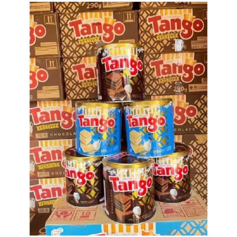 

Wafer Tango Coklat/Vanilla isi 6 Kaleng/Dus