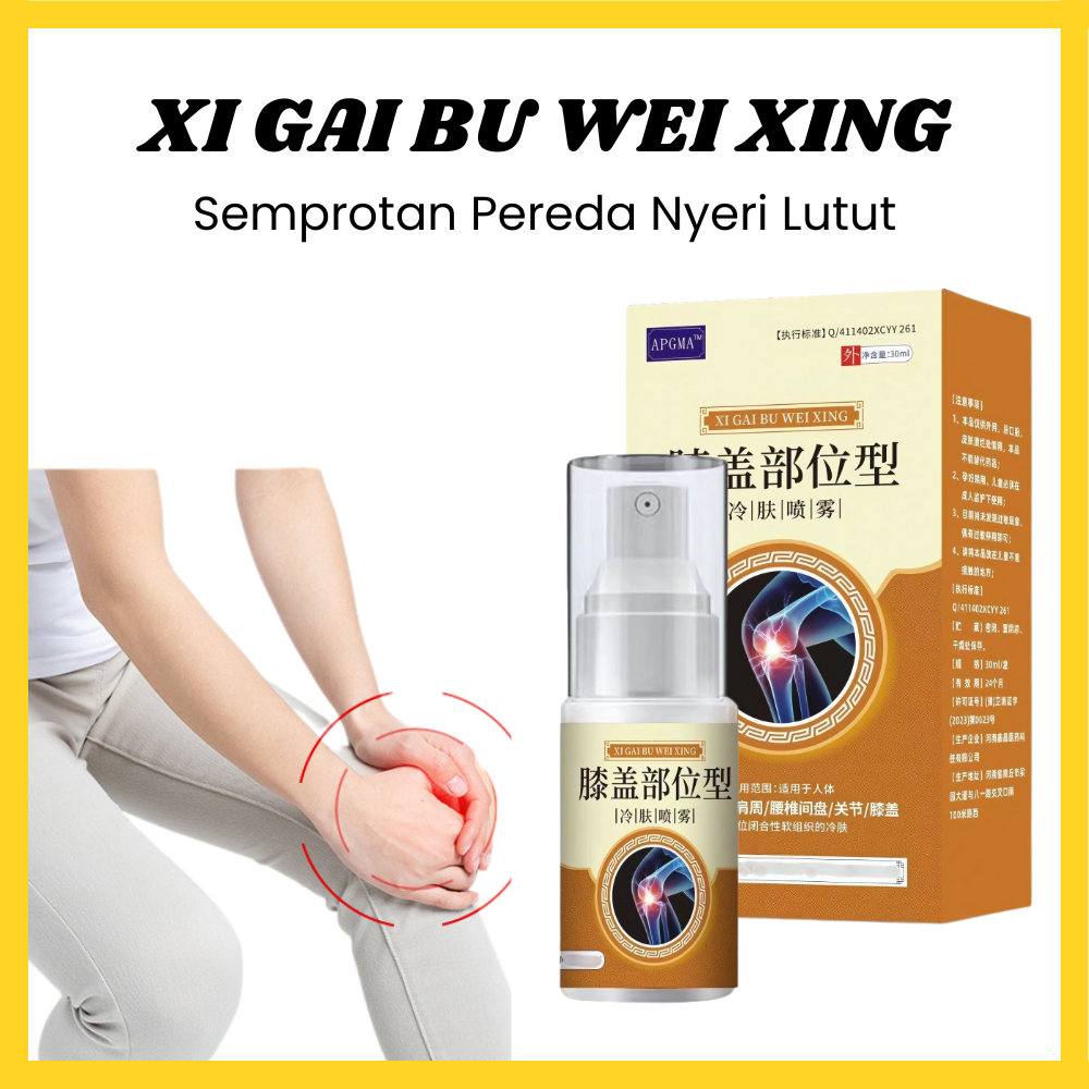 APGAR Semprotan Pereda Nyeri Lutut Gel Lumbar Spine Joint Pain Spray Tekanan Dingin Urat - SB037
