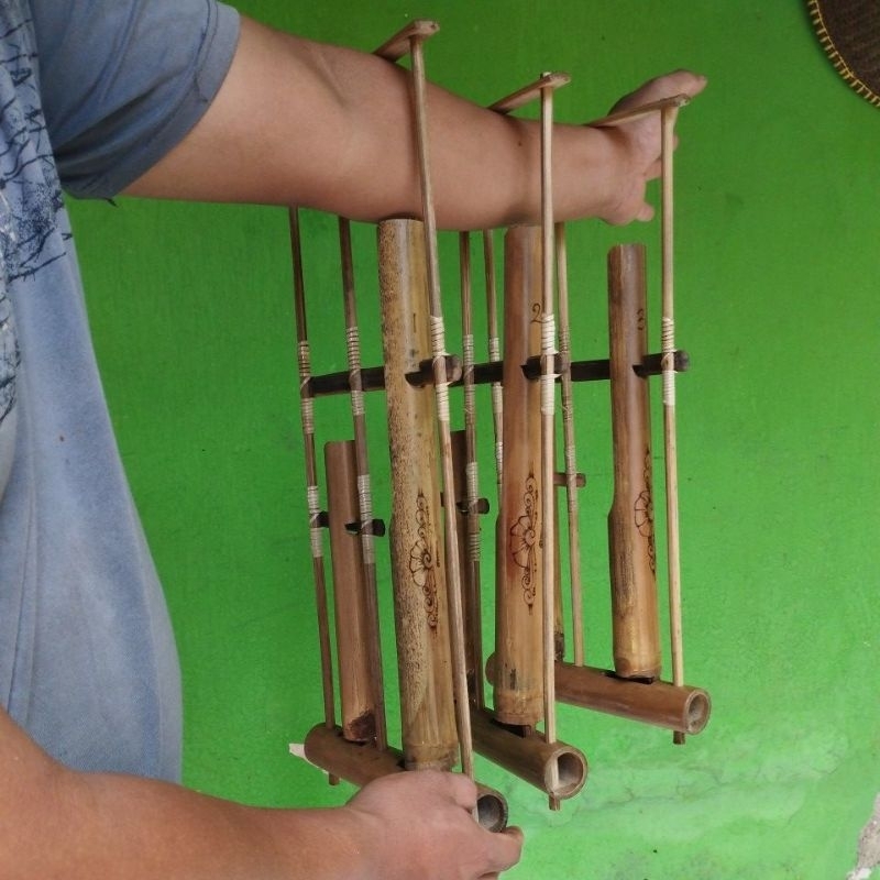 RK ANGKLUNG satuan receh bisa pegang banyak nadamainan anak/dewasa bernada