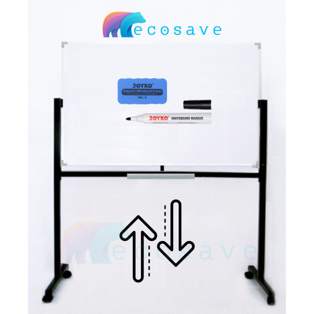 

Whiteboard Standing Naik Turun Single Face Non Magnetic White Board Papan Tulis Kaki Non Magnetik Satu Muka Beroda 45x60 60x90 60x120 80x120 90x120 90x180 100x120 100x150 100x200 120x180 120x240 cm