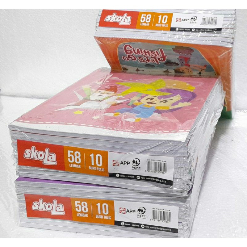 

Buku SKOLA ISI 58 LEMBAR (10pcs)