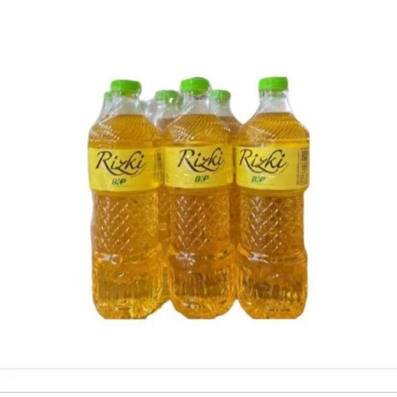 

Minyak goreng rizki botol 800ml isi 12 botol