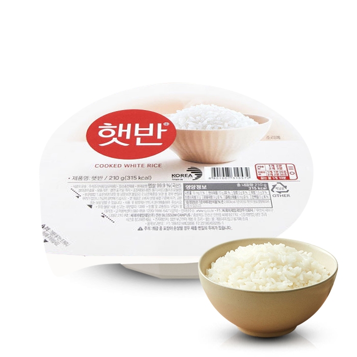 

CJ Hetbahn Cooked White Rice - Nasi Putih Instan Korea 130g 210g 300g Asli/Original 100%