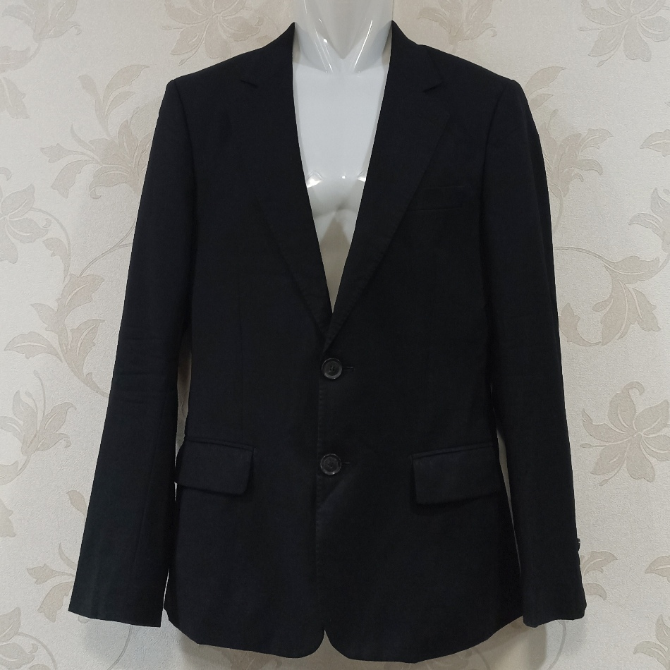 Baju Jas Gucci Uniform Wool Slim Fit Blazer Pakaian Bisnis Formal Kantor Pria Cowok Original Italy