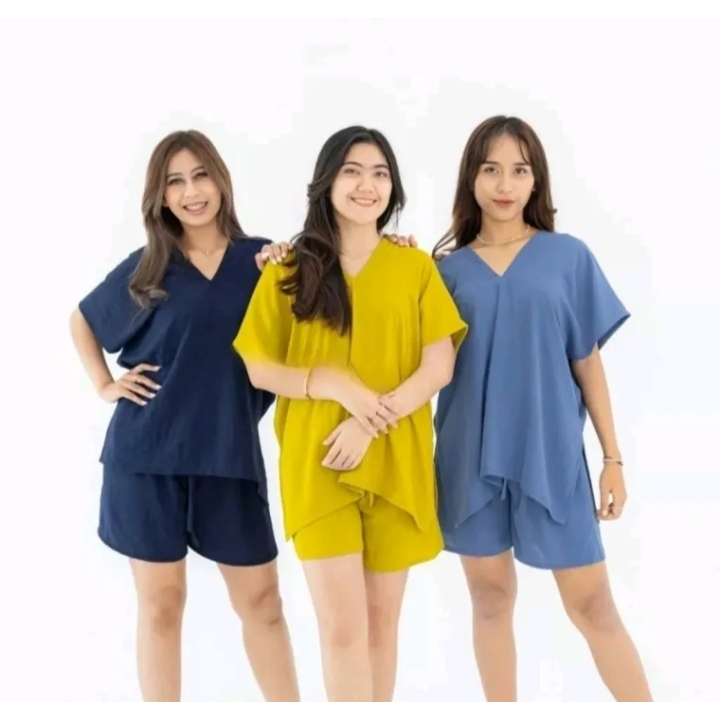 SETCEL NAGITA CRINKLE AIRFLOW TERBARU/SETELAN WANITA NAGITA /LONG SQUARE KEKINI/BAJU SETELAN WANITA 