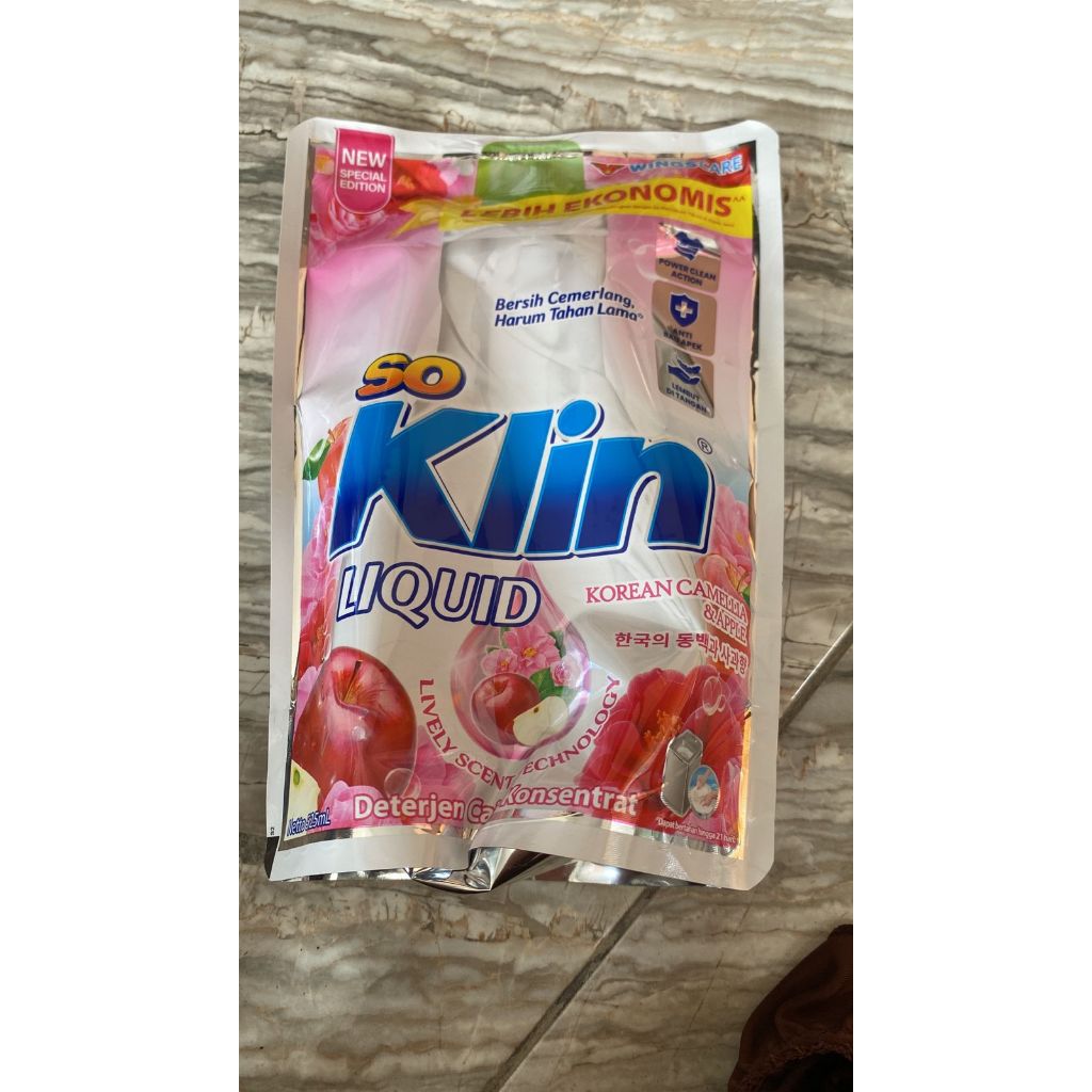so klin liquid korean camellia & apple