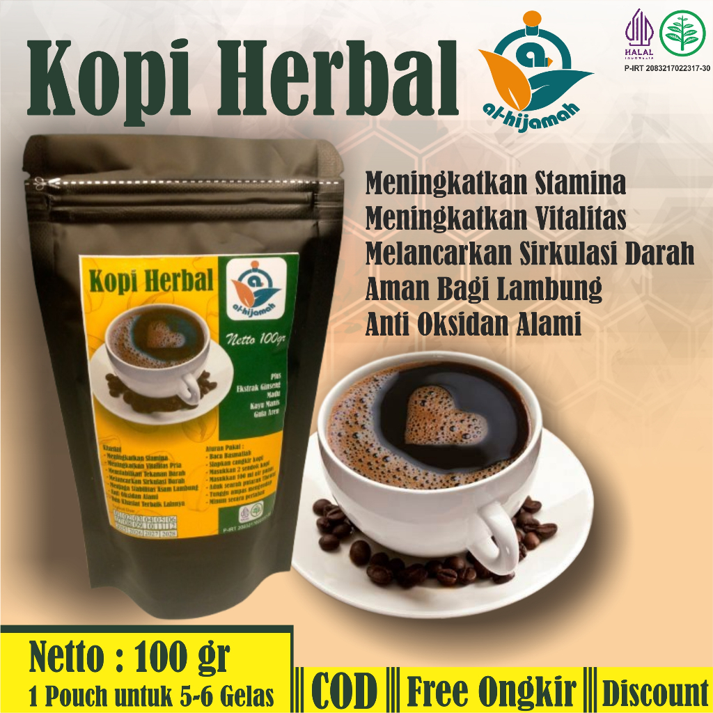 Kopi herbal perkasa meningkatkan stamina vitalitas dan kesehatan