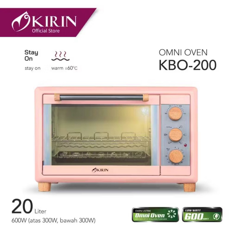 OVEN KIRIN KBO 200 OMNI OVEN - KIRIN OVEN LISTRIK 20 LITER - OMNI OVEN KIRIN 20 LITER - KIRIN OVEN K