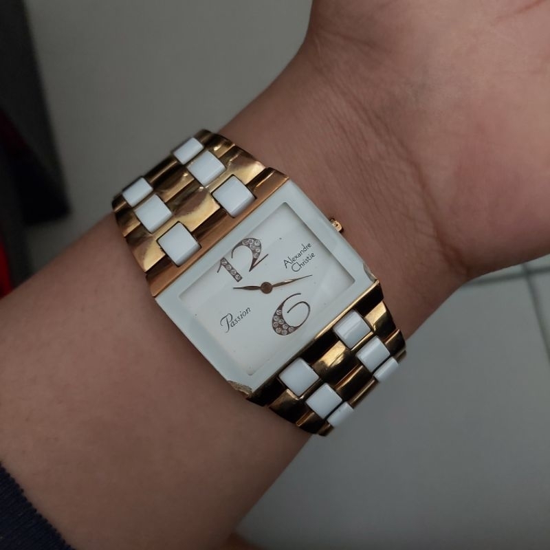 PRELOVED JAM TANGAN WANITA ALEXANDRE CHRISTIE AC2182 AC 2182 ORIGINAL SECOND