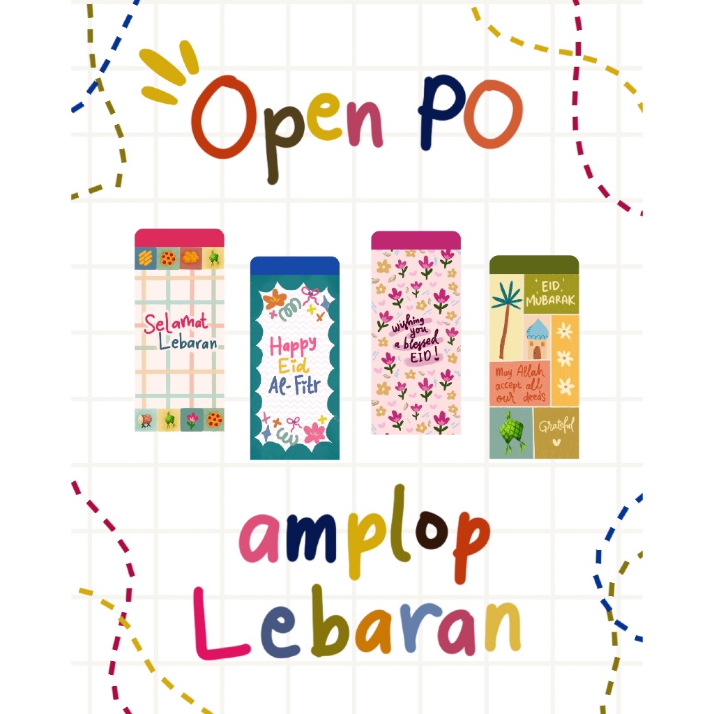 

10pcs Amplop Lebaran Selamat Eid Al-Fitr aesthetic amplop raya THR eid mubarak by SemangkukTinta