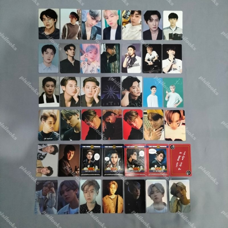 PC PHOTOCARD EXO OFFICIAL SEHUN BAEKHYUN CHANYEOL KAI XIUMIN D.O. KYUNGSOO CHANBAEK NON ALBUM SEASON