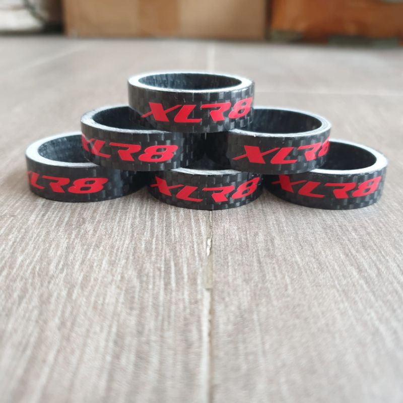 Ring Fork / Spacer Carbon asli XLR8 10mm