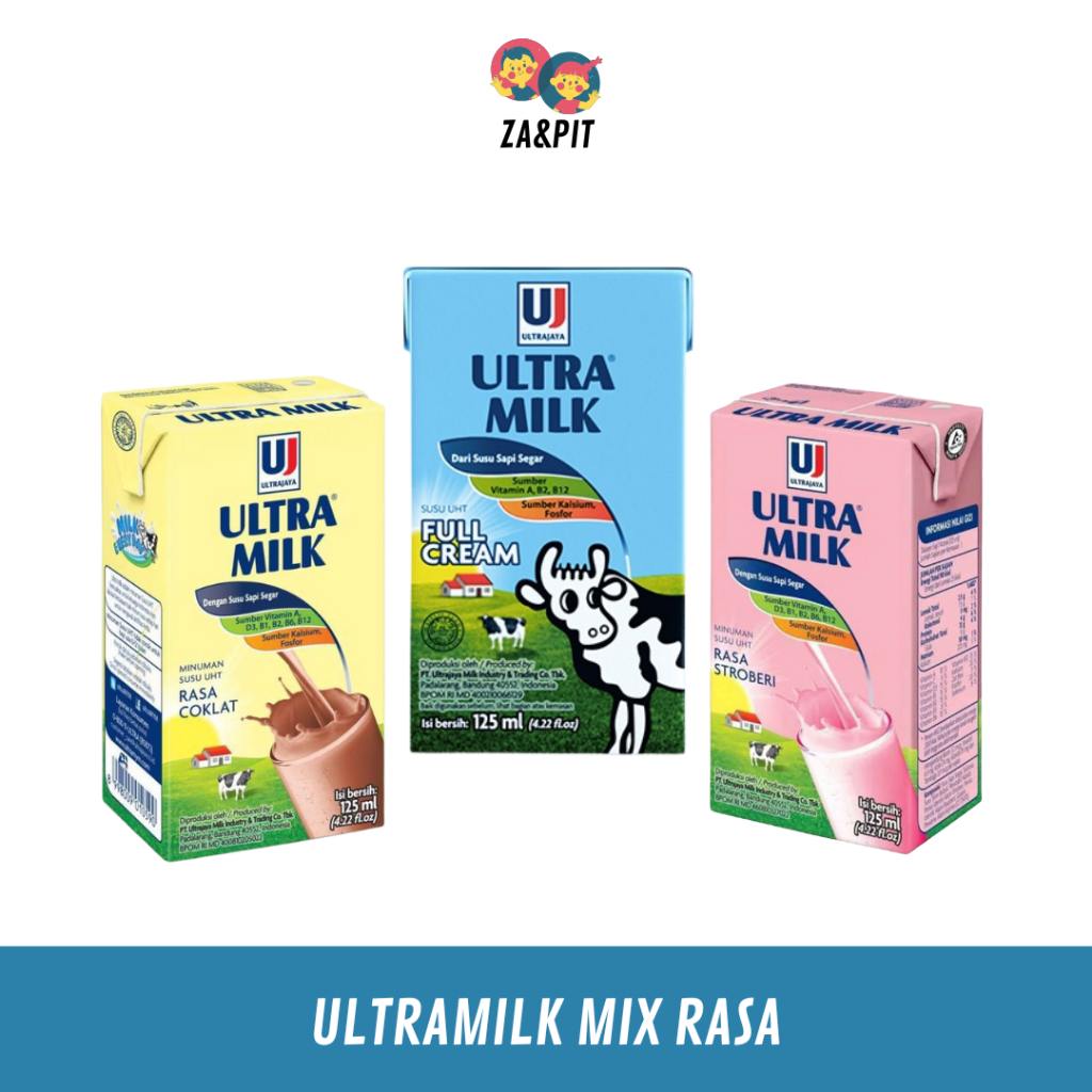 

Susu UHT Ultra Milk 125ml - 1 Karton (40 Pcs)
