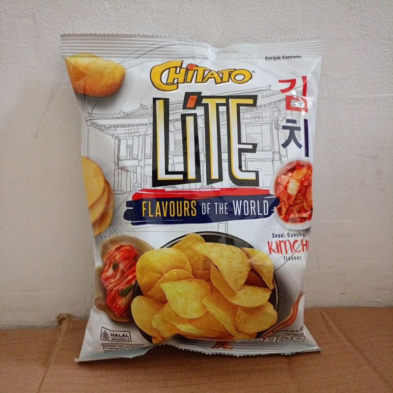 

Chitato Lite kripik kentang Kimchi 68gr