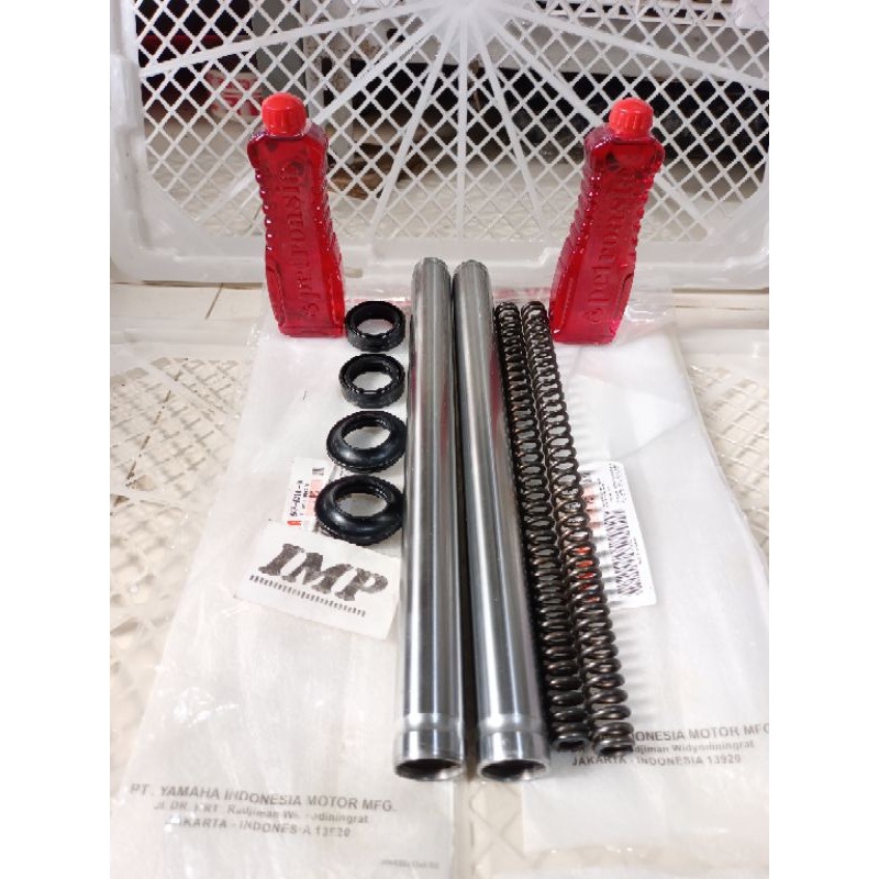 As shock Depan 54P+Seal Shock+Seal Abu+Per Shock+Oli Shock Yamaha Mio J Mio soul Soul GT Mio new