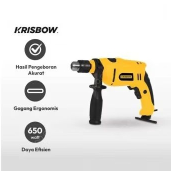 IMPACT DRILL 13MM 650W IRID131 - Krisbow