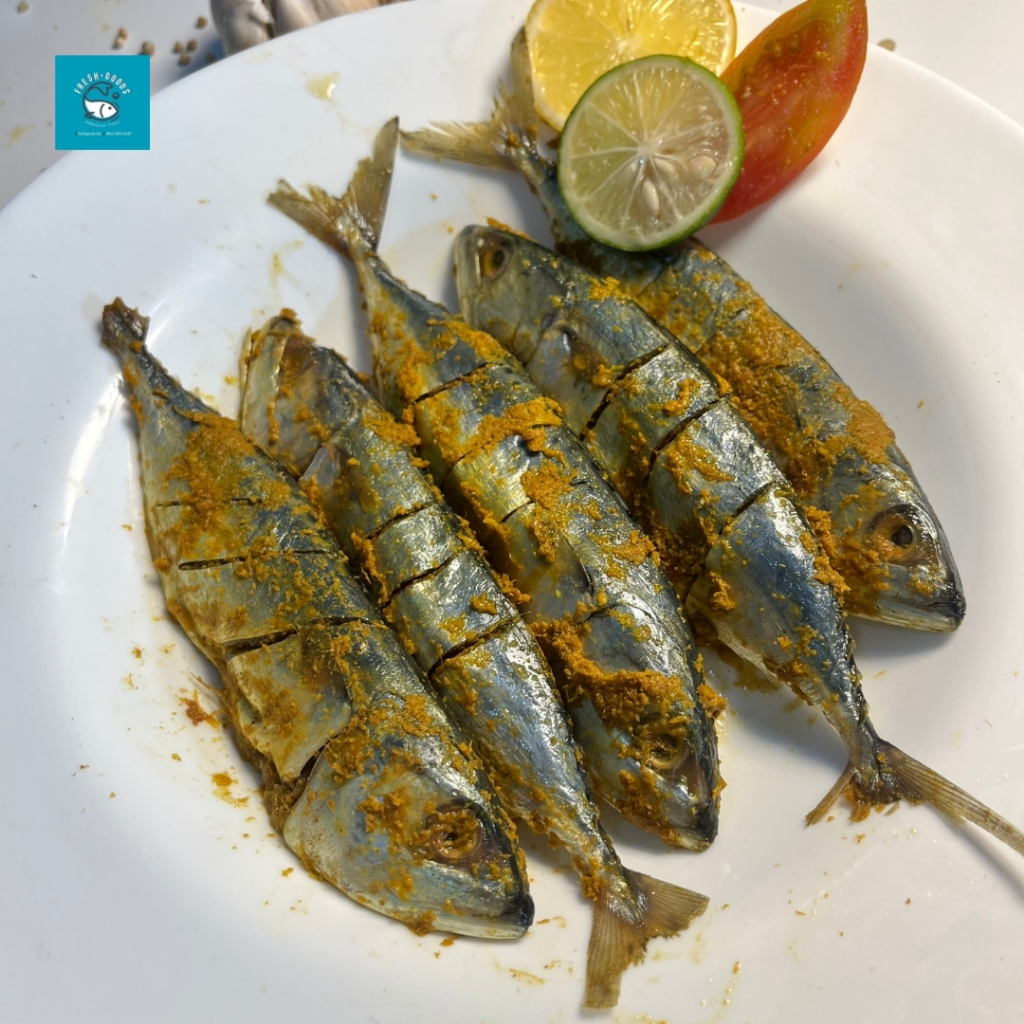 

RB Ikan Kembung Banjar Bumbu Kuning / Ikan Kembung Banjar Siap Goreng / Ikan Kembung Bumbu DIJAMIN