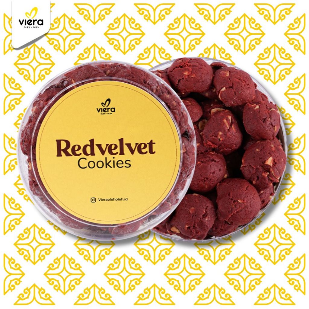 

Red velvet cookies Viera Oleh Oleh Pekanbaru kue lebaran