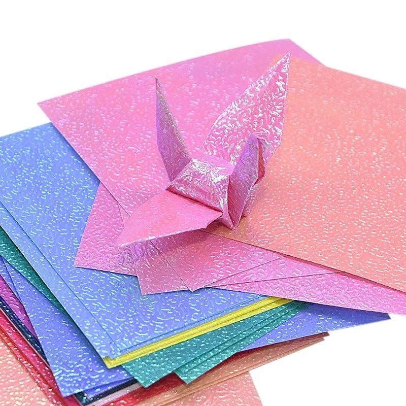 

Jiwa Seni - Kertas Origami GLITTER Pelangi 1pak isi 25Lembar