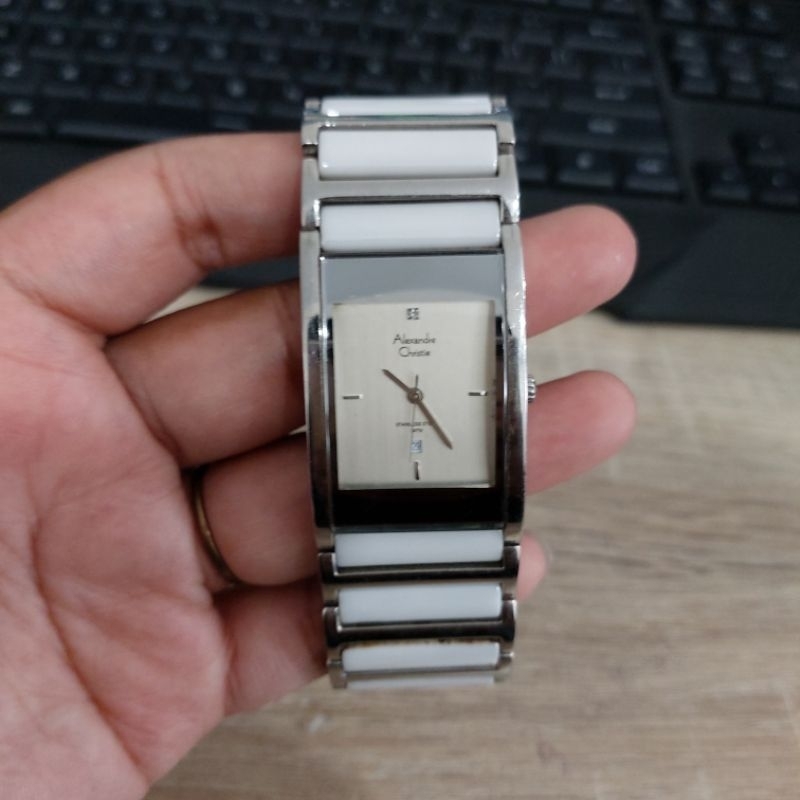 PRELOVED JAM TANGAN PRIA ALEXANDRE CHRISTIE AC8252 AC 8252 ORIGINAL SECOND