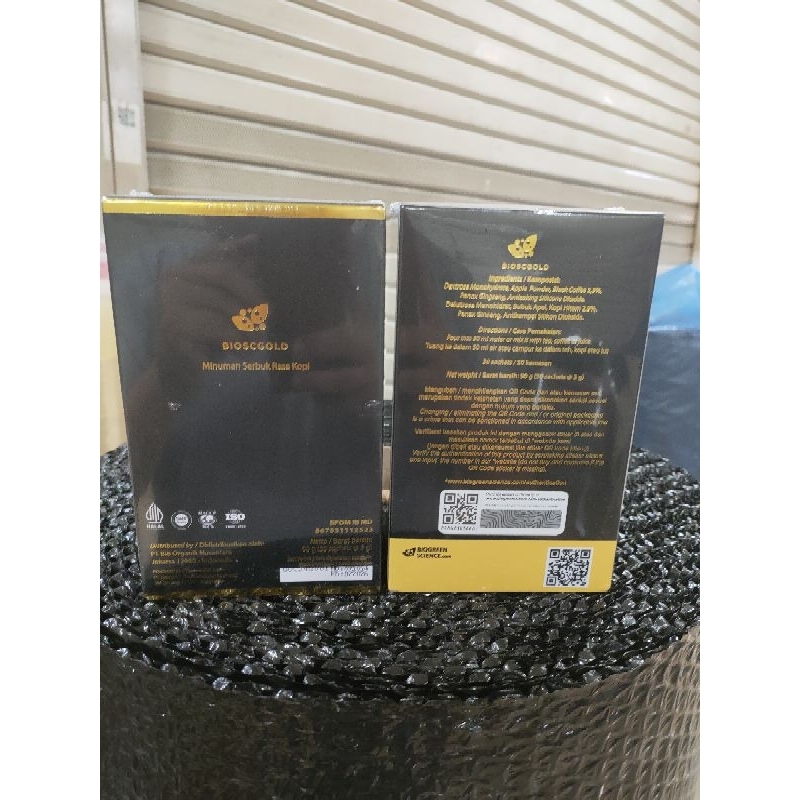 

Bioscgold bio gold biogreen science minuman serbuk kopi isi 30 sachet