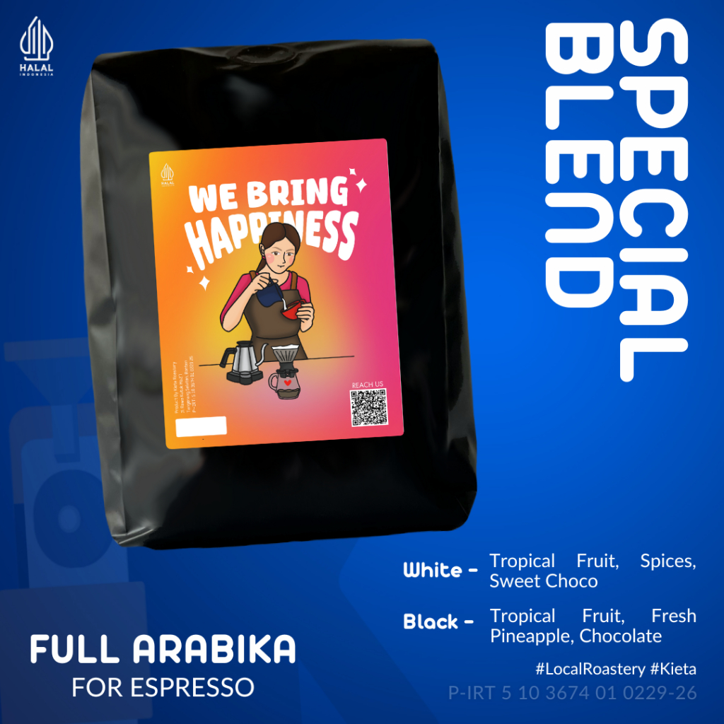 

ASLII Kieta Roastery - Biji Kopi Special Blend 200g / Bubuk Arabica Roasted Coffee Bean Espresso