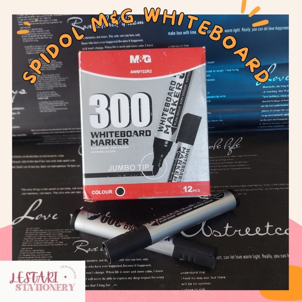 

Spidol Whiteboard M&G AWMY22R2 | Spidol Jumbo M&G | Spidol bisa Dihapus | Spidol Jumbo Bisa dihapus