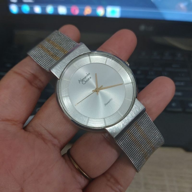 PRELOVED JAM TANGAN PRIA ALEXANDRE CHRISTIE AC8523 AC 8523 ORIGINAL SECOND