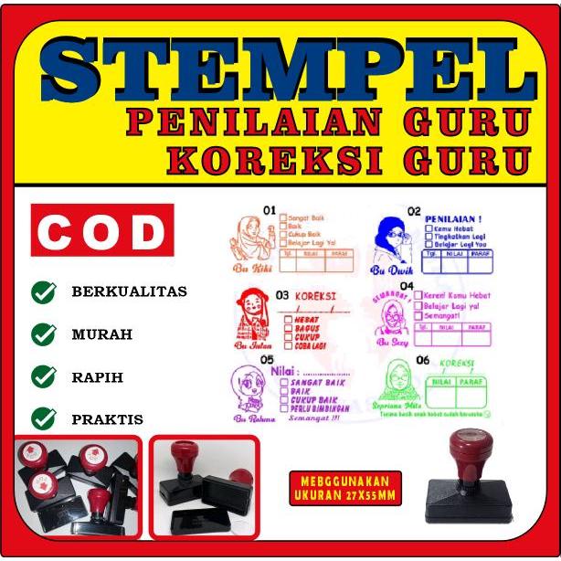 

stempel nilai guru / koreksi / cheked / reward