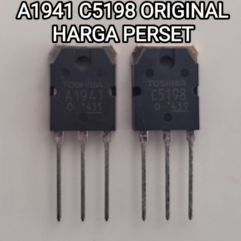 TOSHIBA A1941 C5198 A 1941 C5198 TR FINAL TOSHIBA ORI ORIGINAL