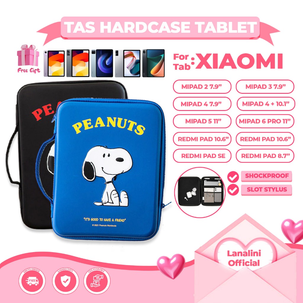 Tas Jinjing Tablet Xiaomi Mi Pad 8 7 Pro 11.2 Redmi Pad SE 11 Mi Pad 6 Pro 2023 Plus 8.7 7.9 10.6 11