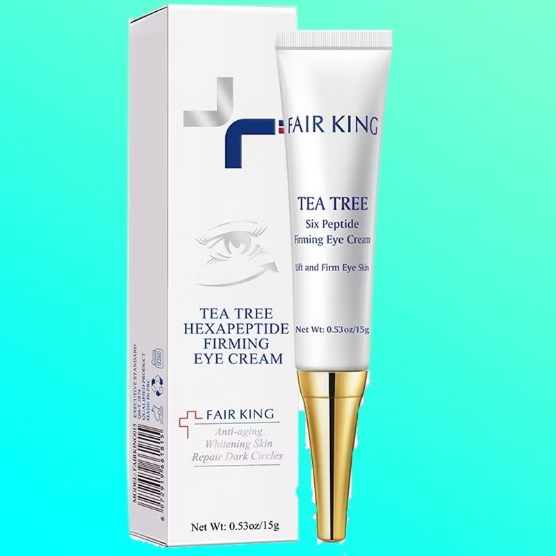 ORI FAIR KING Tea Tree Six Peptide Wrinkle Eye Cream Krim Mata Anti Penuaan 15 GR
