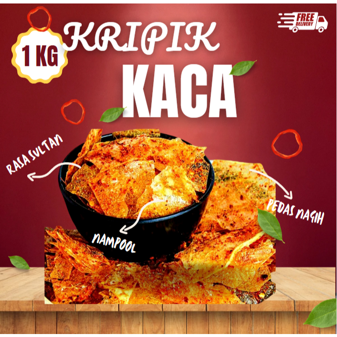 

KERIPIK KACA / KRIPCA / KERIPIK BELING ORIGINAL DAUN JERUK PEDAS EXTRA 1KG