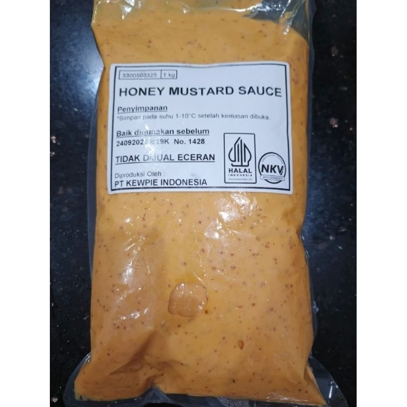 

Kewpie Honey Mustard Sauce / Saus Honey Mustard | Berat Bersih 1kg