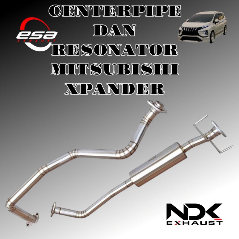 KNALPOT MOBIL CENTERPIPE RESONATOR XPANDER NDK EXHAUST PIPA TENGAH MOBIL RACING