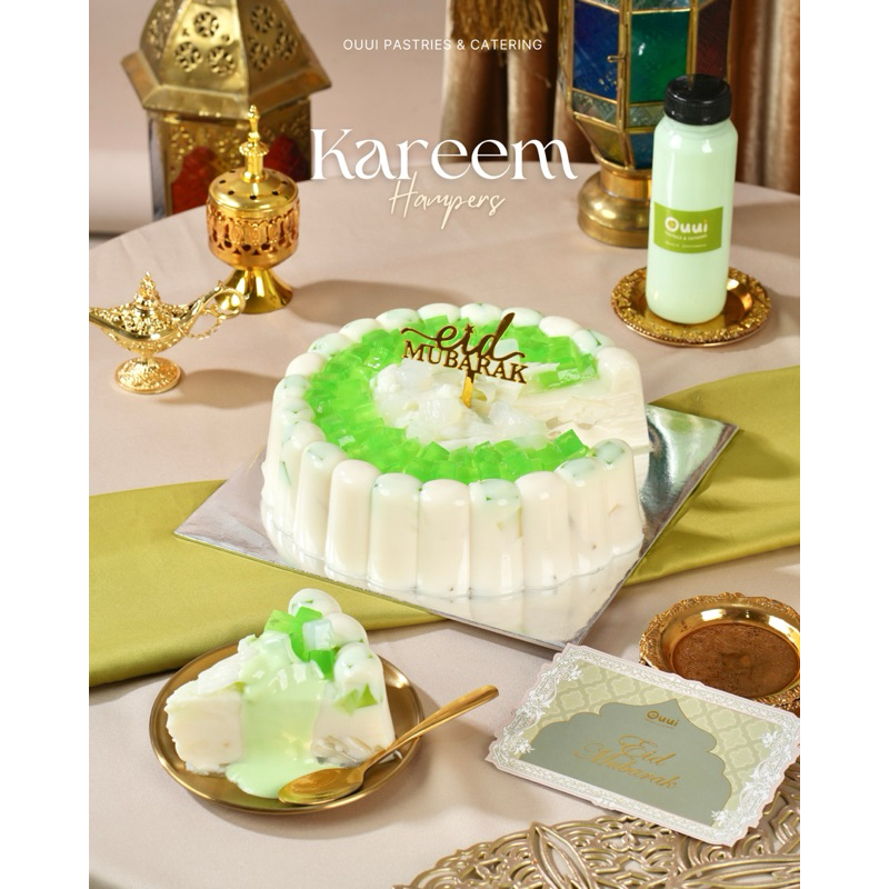 

KAREEM Hampers Lebaran Eid Creamy Buko Pandan Pudding